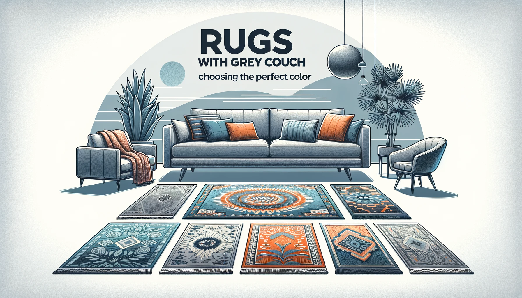 Rugs For Grey Couch: Choosing the Perfect Rug Color | Qali