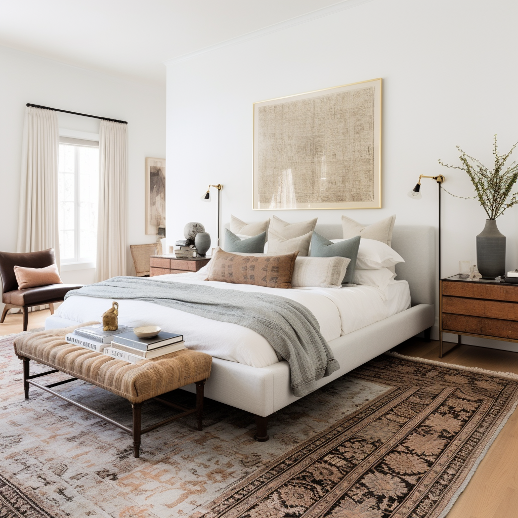what size rug for king bed
