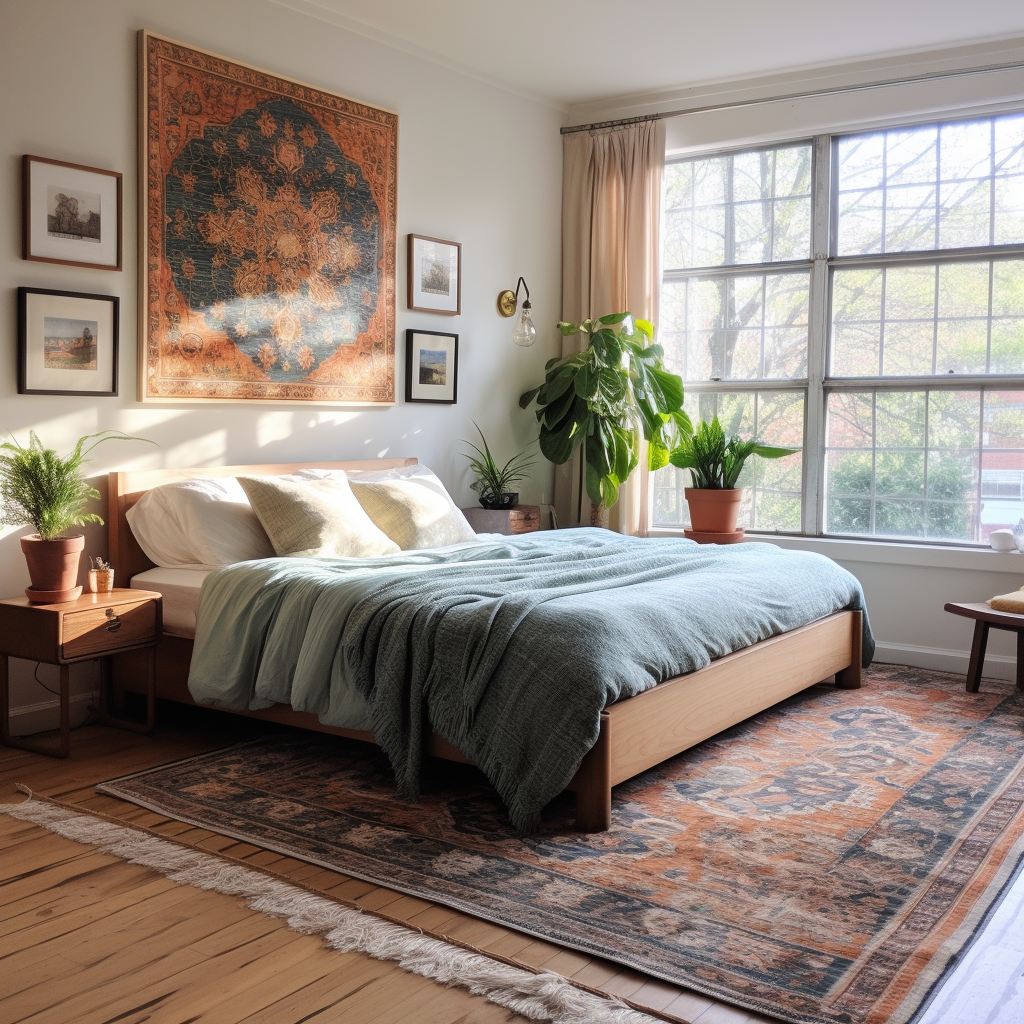 bedroom rug ideas