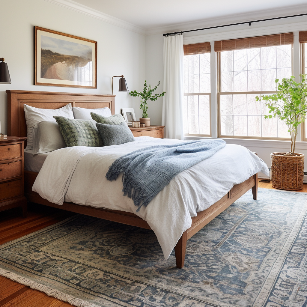 bedroom rug ideas