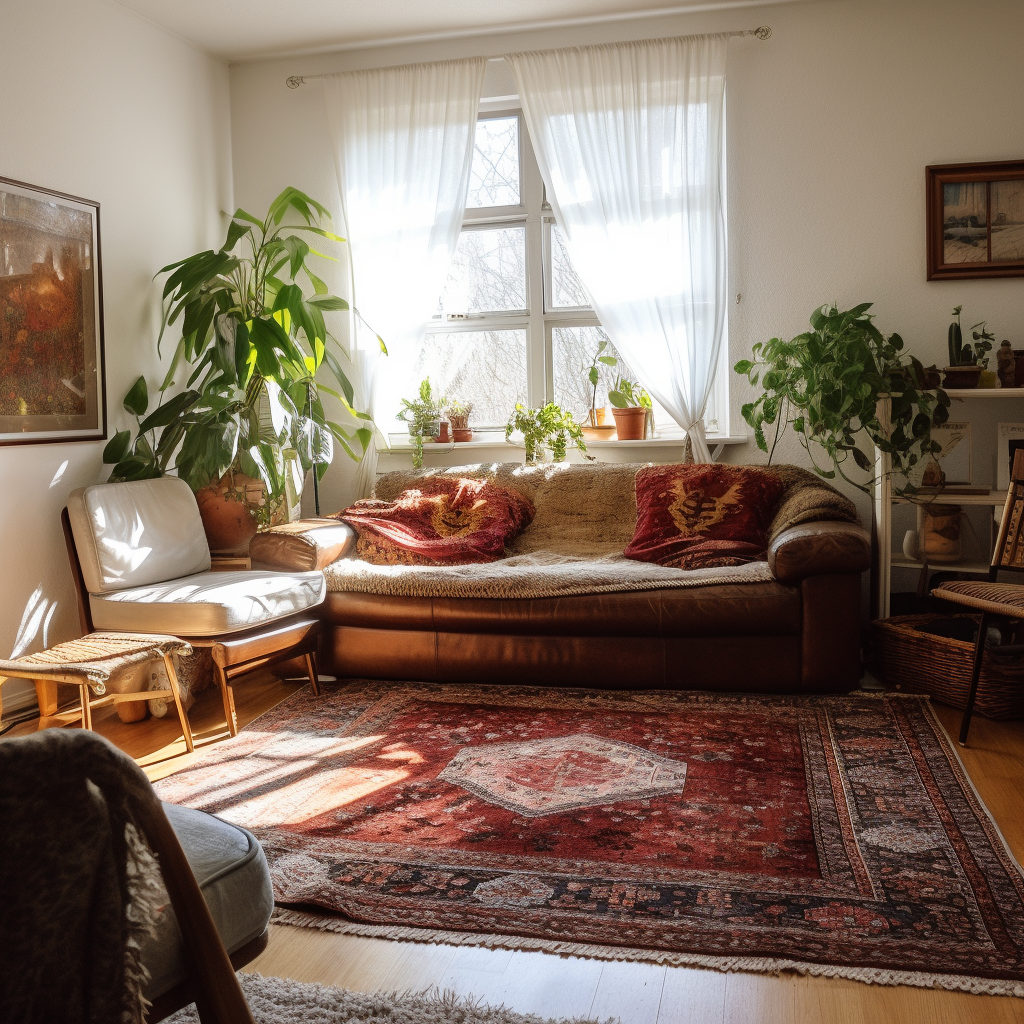 how to flatten a rolled rug