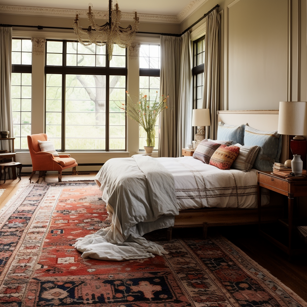 Choosing the Perfect Rug Size for Your Queen Bed