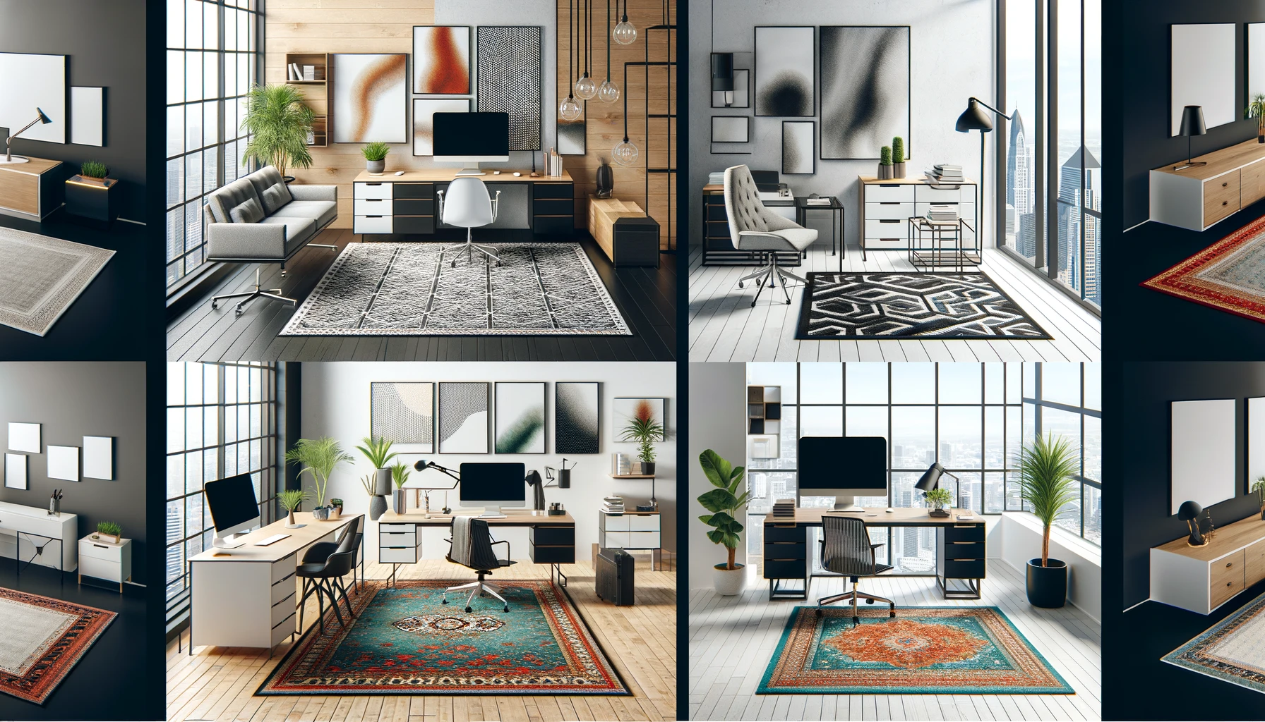 Transform Your Workspace with These Stylish Office Rug Ideas