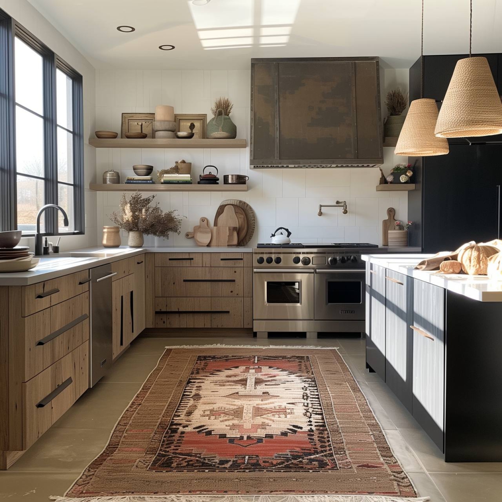 modern kitchen rug ideas