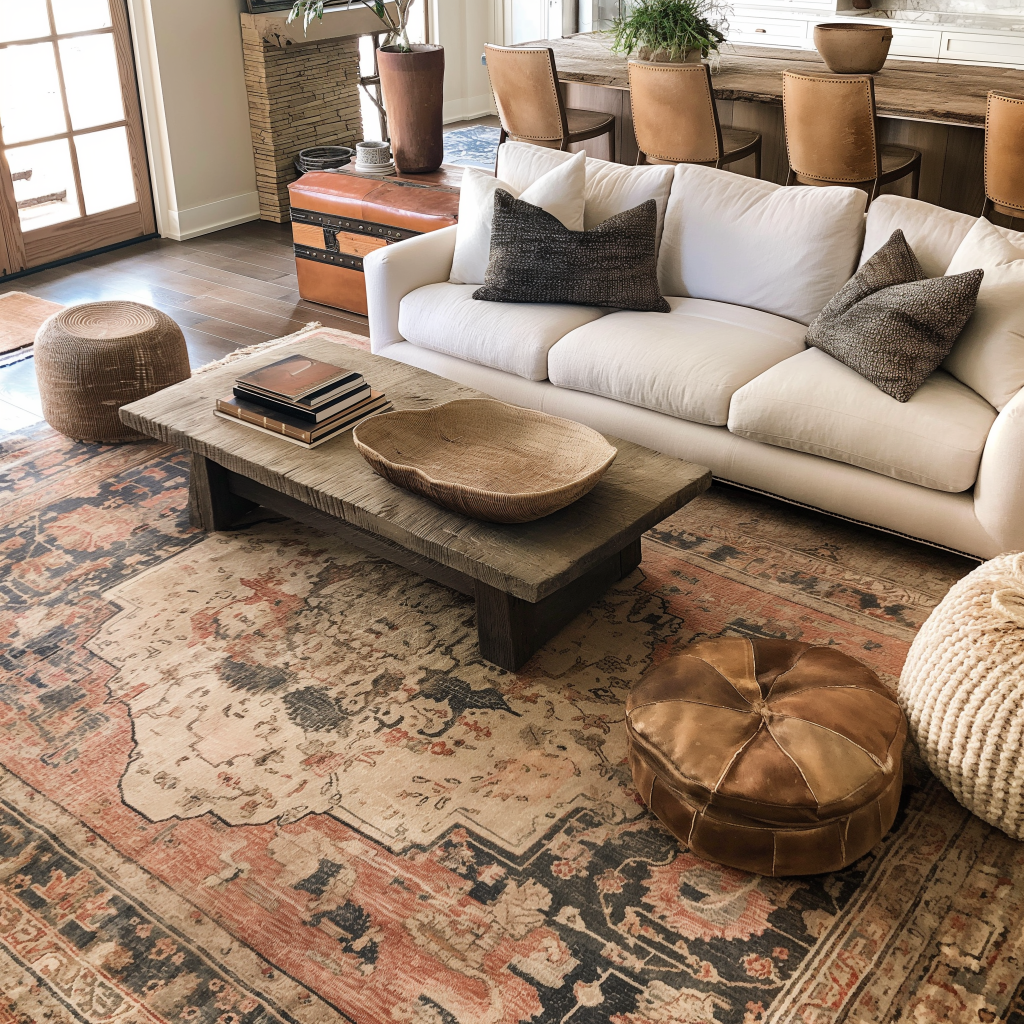 Farmhouse rug ideas