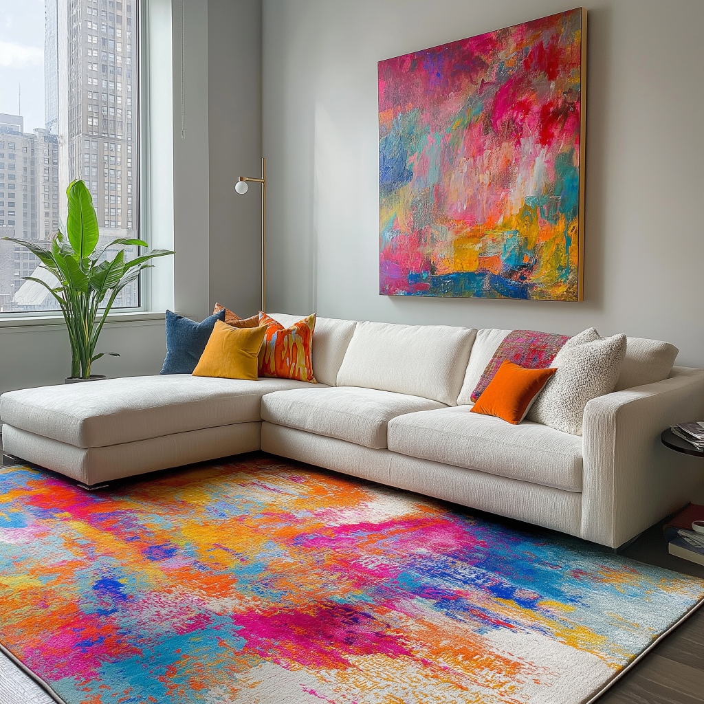 Colorful rugs