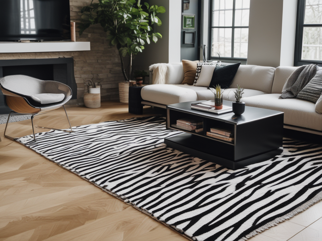 Black and White Rug: Trendy Designs