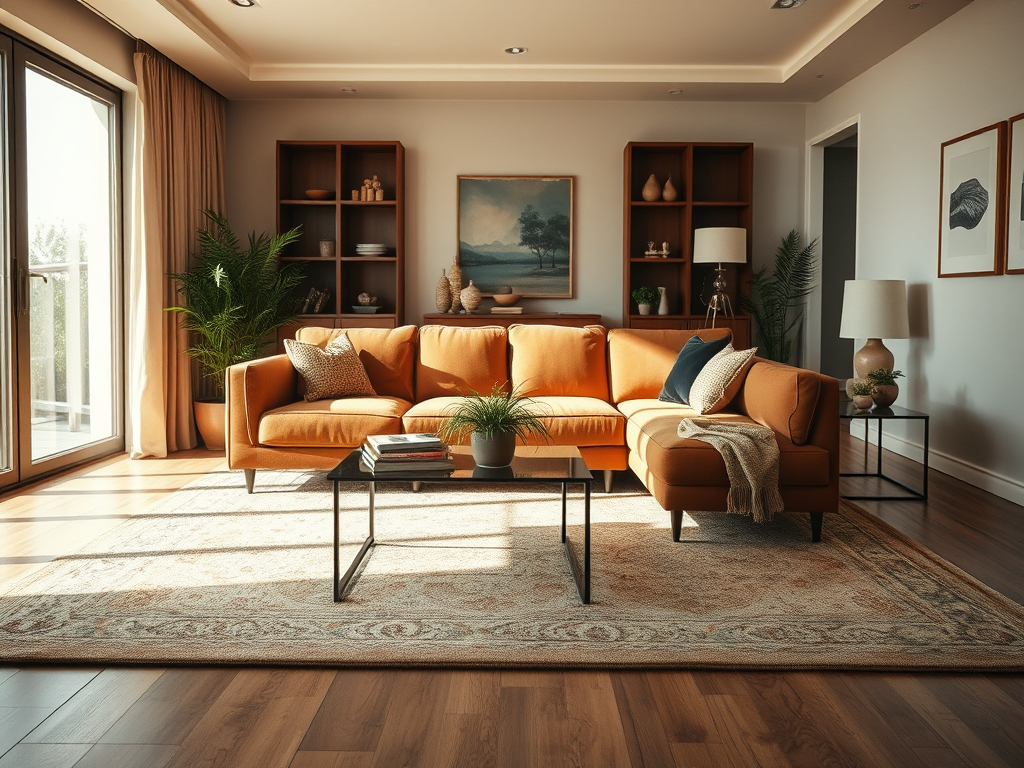 What Color Rug With Camel Couch: Color Coordination 101