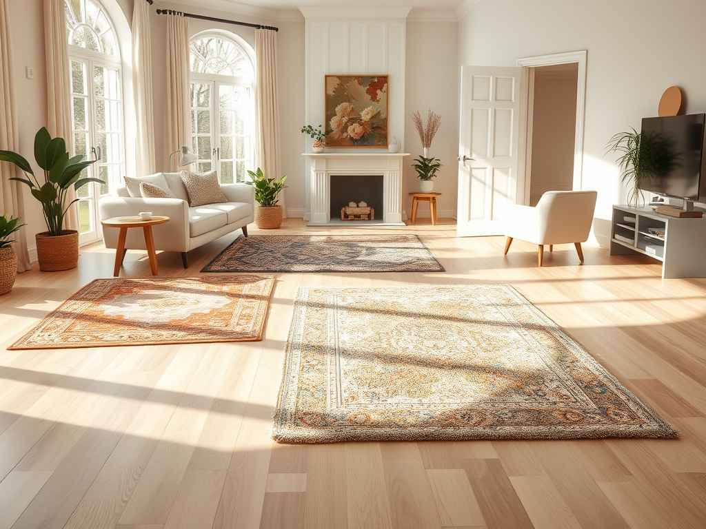 What Color Rug Goes With Light Hardwood Floors