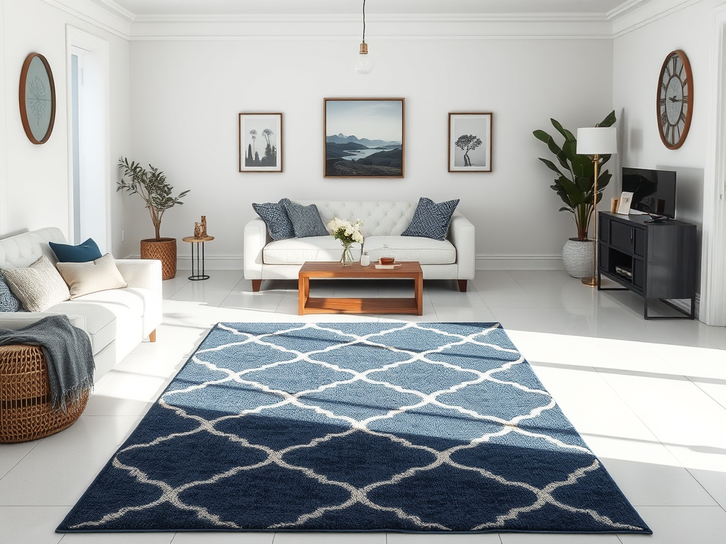 What Color Rug for White Tile Floor: Creating Visual Interest