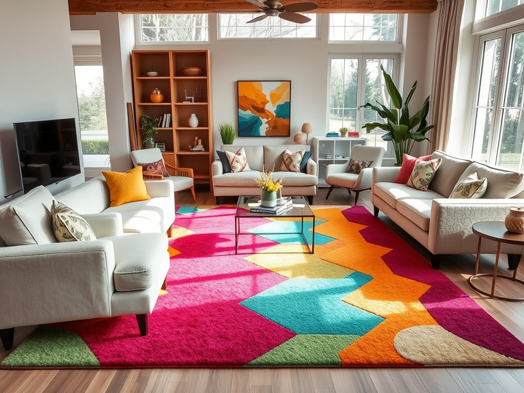 Colorful Rugs for Living Room: Transform Your Living Room