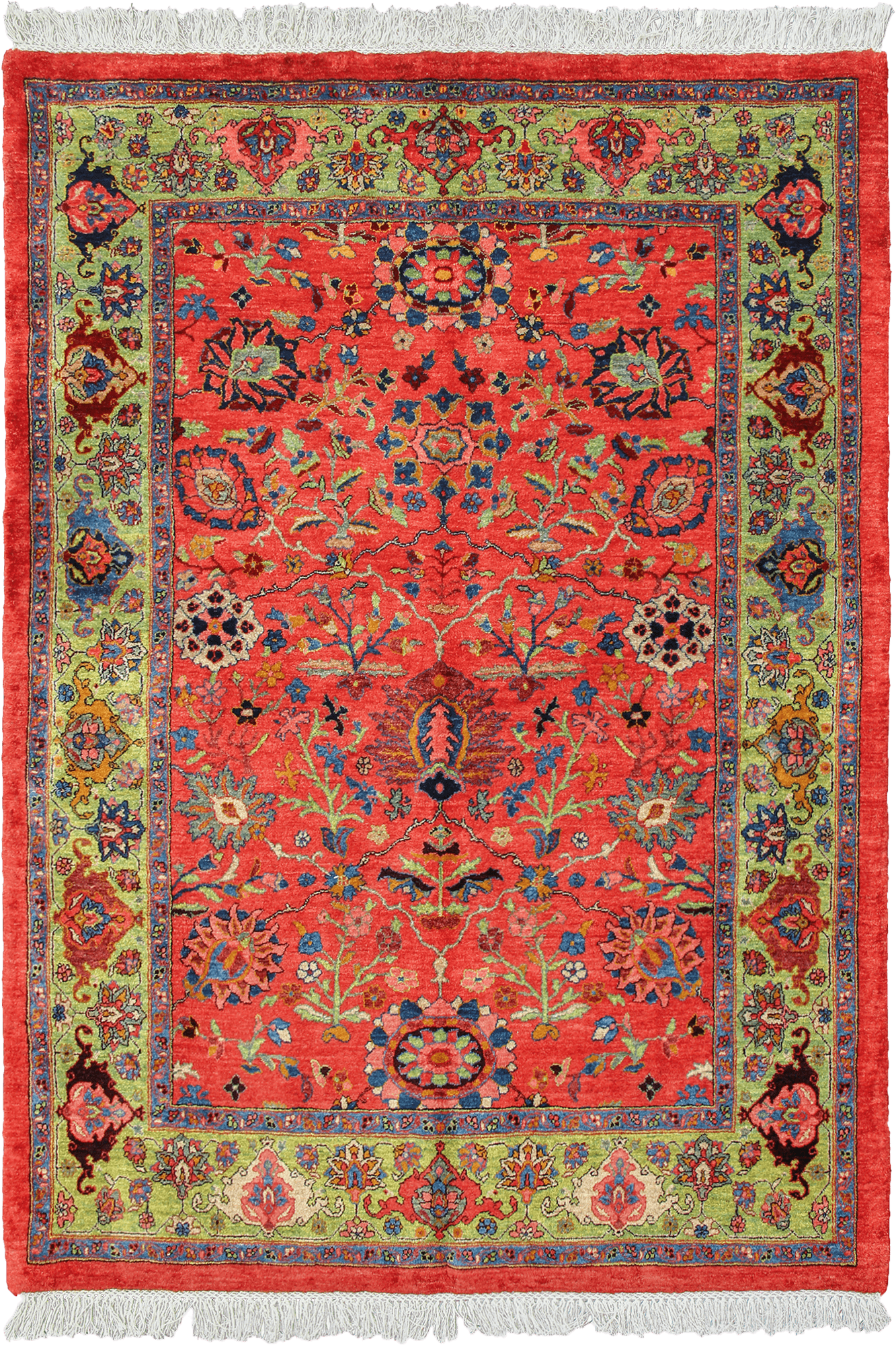 Newly Woven Heritage Bidjar Rectangle Red Rug 5x7 Wool-Cotton