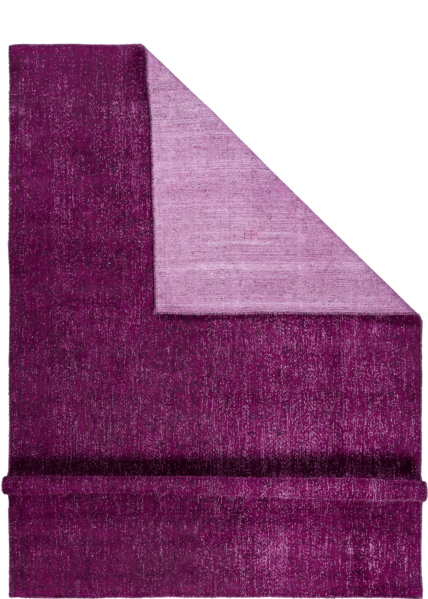 Colorful Vintage Tabriz Rectangle Purple Rug 6x9 Wool-Cotton