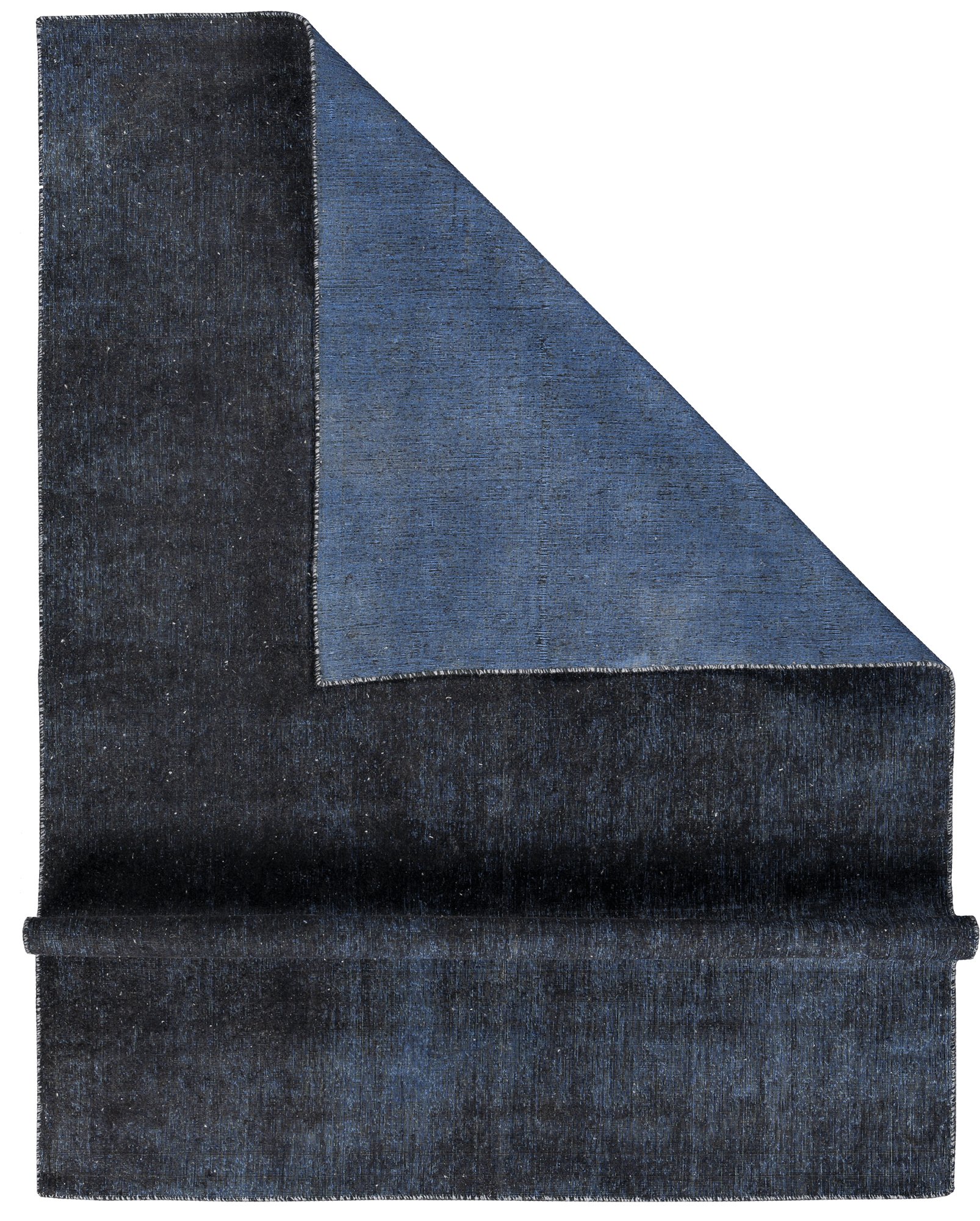 Colorful Vintage Tabriz Rectangle Blue Rug 6x9 Wool-Cotton